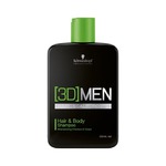 SCHWARZKOPF Шампунь для волос и тела 3D Men Hair and Body Shampoo